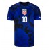 Förenta staterna Christian Pulisic #10 Replika Borta matchkläder VM 2022 Korta ärmar